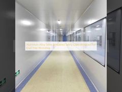 Okna ze szkła hartowanego ze stopu aluminium 5 mm do warsztatów bezpyłowych