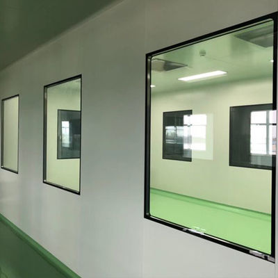 Explosion Proof Double Tempered Cleanroom Window Mechanical Panel